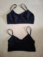 2 zwarte topjes / ondergoed, Nacht- of Onderkleding, Meisje, Ophalen of Verzenden, Zo goed als nieuw