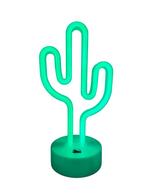 Neon Cactus Glow – Groene LED decoratielamp, Kunststof, Verzenden, Nieuw, Modern