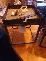 Plafonlamp kubus metaal, Huis en Inrichting, Lampen | Tafellampen, Ophalen, Gebruikt, Metaal, Minder dan 50 cm