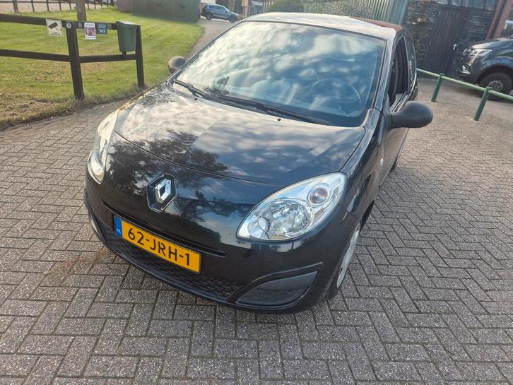 Renault Twingo 1.1 2009 Zwart, Auto's, Renault, Bedrijf, Twingo, ABS, Airbags, Centrale vergrendeling, Elektrische buitenspiegels