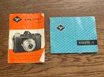 D115 Gebruiksaanwijzing Agfa Silette 1 Agfa Click 1, Ophalen of Verzenden, 1940 tot 1960, Overige typen