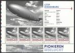 Pionieren in de luchtvaart: LZ129 Hindenburg, Postzegels en Munten, Ophalen of Verzenden, Na 1940, Postfris