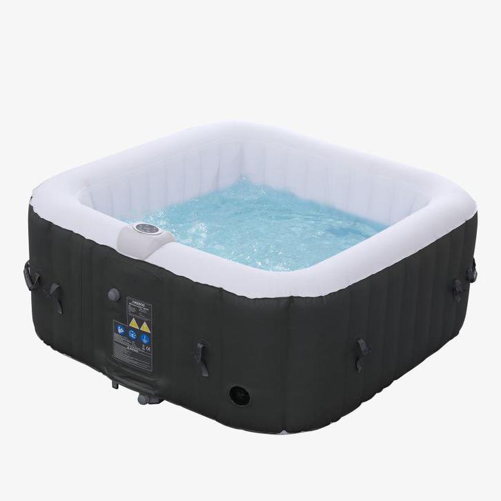 Arebos whirlpool florence, Tuin en Terras, Bubbelbaden en Hottubs, Zo goed als nieuw, Afdekzeil, Ophalen of Verzenden