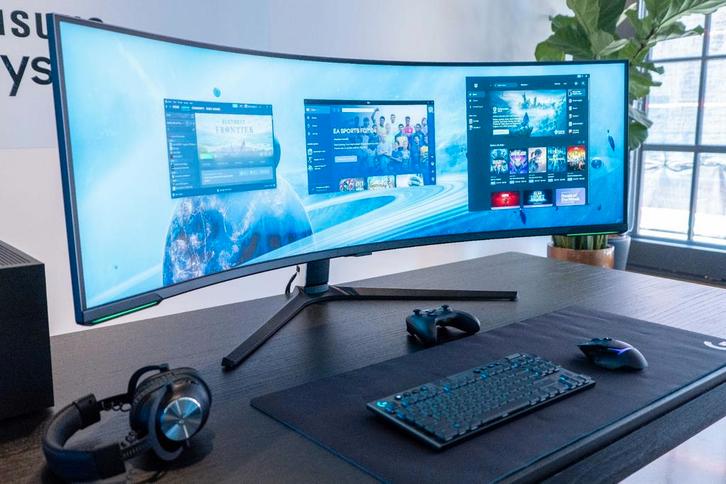 ❗️❗️Samsung --- Game monitor-- 49 inch-- Widescreen- 120cm, Spelcomputers en Games, Spelcomputers | Sony PlayStation 4, Zo goed als nieuw