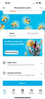 TE KOOP: Albert Heijn bioscoopkaartje 2e gratis, Tickets en Kaartjes, Filmkaartjes, Twee personen, Vrijkaartje specifieke film