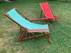 LIGSTOELEN TE KOOP, Ophalen, Gebruikt, Hout, Stapelbaar