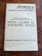 Amerikaans voorschrift .45 colt m1911 pistol vietnam, Verzamelen, Verzenden, Nederland, Boek of Tijdschrift, Landmacht