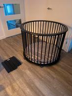 Bopita zwarte ronde box, Kinderen en Baby's, Boxen, Ophalen, Zo goed als nieuw, Rond, Boxkleed