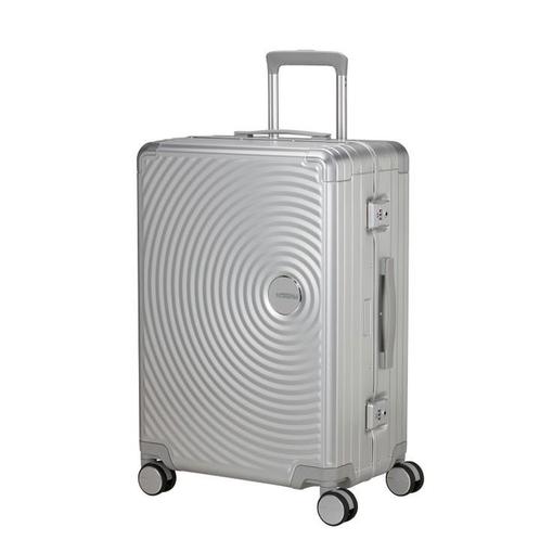 American Tourister Soundbox koffer aluminium 55cm - NIEUW, Sieraden, Tassen en Uiterlijk, Koffers, Nieuw, Hard kunststof, Ophalen of Verzenden