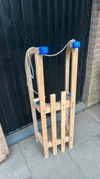 Schreuders slee, Ophalen, Gebruikt, Hout