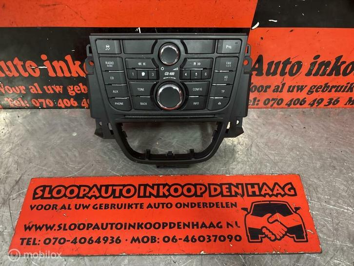 Opel Astra J ('09-'15) Radio Bediening | 13337218 |, Auto-onderdelen, Dashboard en Schakelaars, Opel, Gebruikt, Ophalen of Verzenden