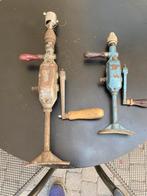 Twee (antieke) handboren IN PRIJS VERLAAGD!!, Antiek en Kunst, Antiek | Gereedschap en Instrumenten, Ophalen