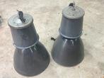 Vintage Fabriekslampen - Industriele Hanglampen (Set van 2), Antiek en Kunst, Antiek | Lampen, Ophalen