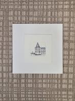 Mini etsje Torentje, Binnenhof Den Haag, 10x10 cm, Minder dan 50 cm, Oorspronkelijke maker, Nieuw, Ophalen of Verzenden