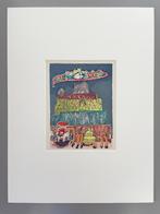 Houtgravure Kees van Dongen inclusief zuurvrij passepartout, Antiek en Kunst, Kunst | Etsen en Gravures, Ophalen of Verzenden