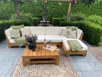 Luxe Zonkey Fresco Loungeset. TOTALE LEEGVERKOOP op=op beschikbaar voor biedingen