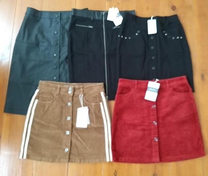 Pakket set van 5 nieuwe mini rokken rokjes S 36 *twv €320*, Kleding | Dames, Dames-kledingpakketten, Nieuw, Maat 36 (S), Ophalen of Verzenden