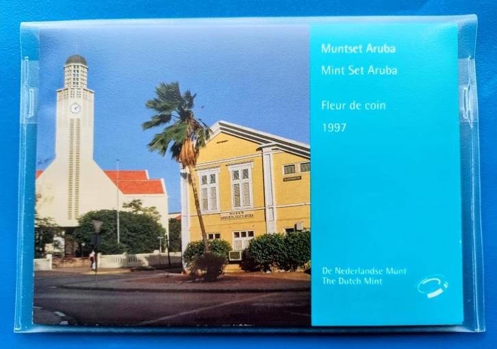 Aruba muntset 1997, Postzegels en Munten, Munten | Nederland, Setje, Overige waardes, Koningin Beatrix, Verzenden