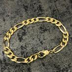 18k gouden armband massief schakel figaro prachtig model, Sieraden, Tassen en Uiterlijk, Armbanden, Ophalen of Verzenden