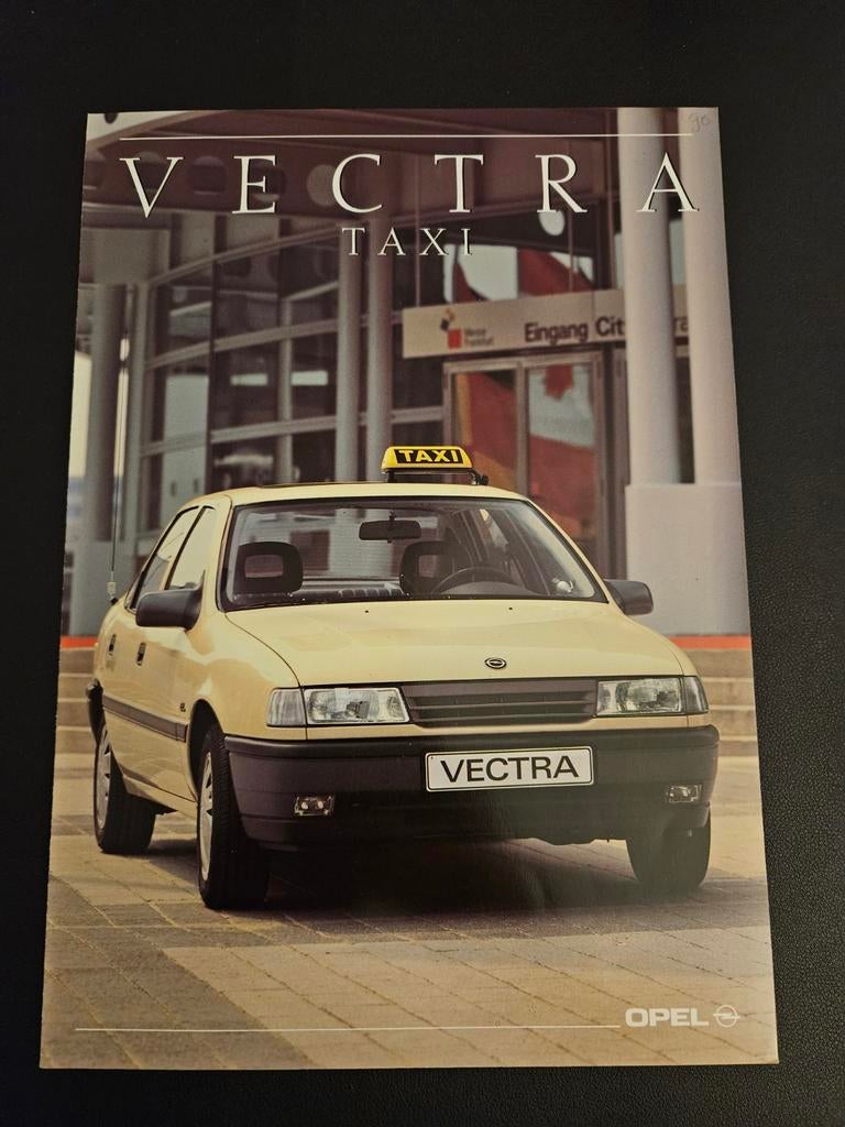 Brochure Opel Vectra Taxi 1989, Ophalen of Verzenden, Zo goed als nieuw, Opel