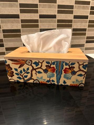 Batik handmade tissueboxen nieuw beschikbaar voor biedingen
