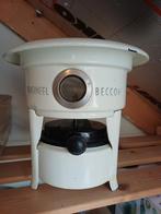 Origineel Beccon petroleum stel, Ophalen