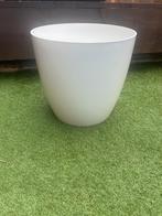 Elho Brussels Diamond Bloempot - Wit - 40cm, Tuin en Terras, Bloembakken en Plantenbakken, Kunststof, Minder dan 30 cm, Minder dan 60 cm