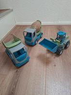 Speelgoed vrachtwagens en shovel set, Ophalen of Verzenden, Gebruikt, Jongen of Meisje