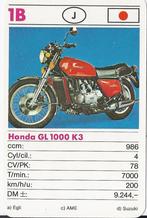Kw2778 motorkaartje 1b honda gl 1000, Verzamelen, Ophalen of Verzenden, Zo goed als nieuw, Motoren