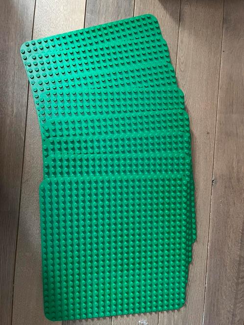 8x Grote Duplo plaat (10980 Grondplaat GROEN) als nieuw!, Kinderen en Baby's, Speelgoed | Duplo en Lego, Zo goed als nieuw, Duplo