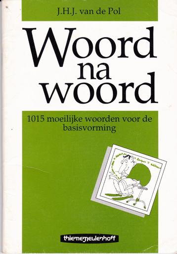J.H.J. van de Pol Woord na woord beschikbaar voor biedingen