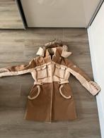 Winter parka, Ophalen, Zo goed als nieuw, Maat 36 (S), Beige