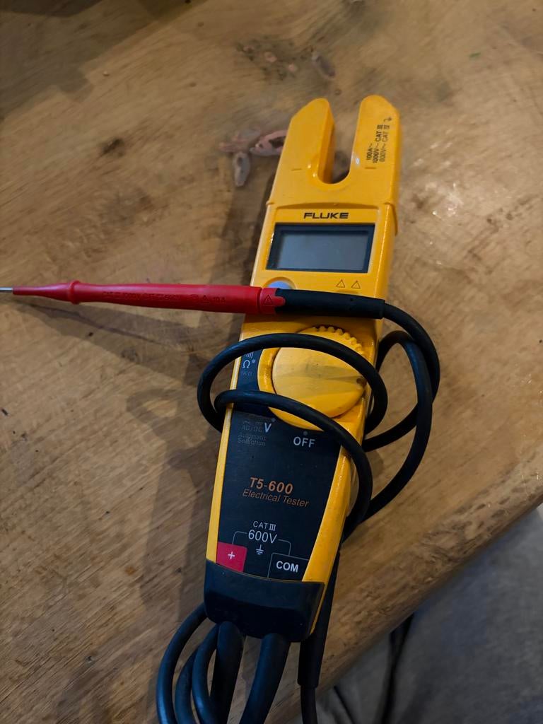 Fluke T5-600 Elektrische Tester, Ophalen of Verzenden, Gebruikt, Elektriciteit