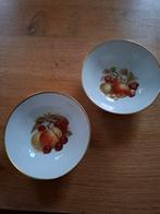 2 Kaiser Compot Schaaltjes met Gouden Randje doorsnee 13 cm, Ophalen of Verzenden