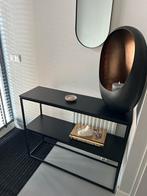Zwarte sidetable, Gebruikt, 50 tot 100 cm, Ophalen of Verzenden, 25 tot 50 cm