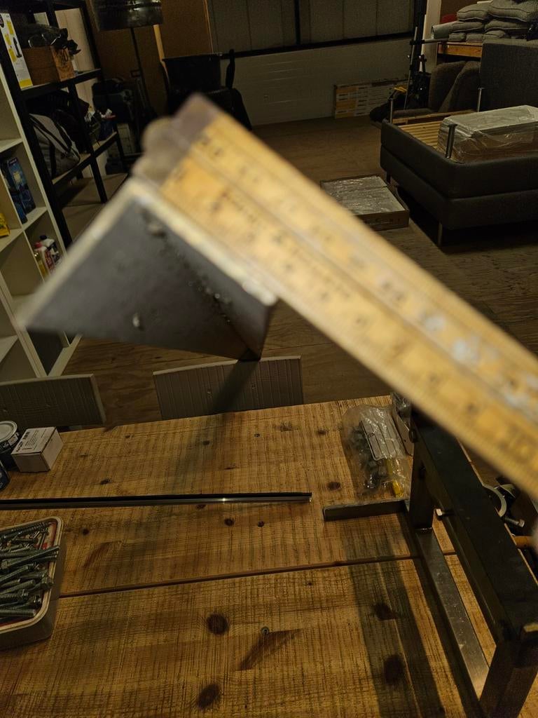 Messing hoeklijn 40x40x3 mm 2500mm lengte, Ophalen, Nieuw, Koper of Messing
