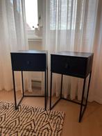 Woood nachtkastjes Zola 2x, Huis en Inrichting, Slaapkamer | Nachtkastjes, Ophalen, Zo goed als nieuw, Minder dan 45 cm