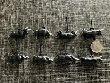 A021 TORRES Sangre De Toro Logo Zwart Plastic Stier 1 t/m 8 beschikbaar voor biedingen