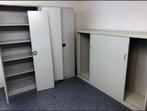 Metalen kasten  wit en bruin, Huis en Inrichting, Kasten | Lockerkasten, Ophalen of Verzenden, Zo goed als nieuw