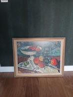 Geborduurd schilderij de Fruitschaal, Antiek en Kunst, Kunst | Schilderijen | Klassiek, Ophalen