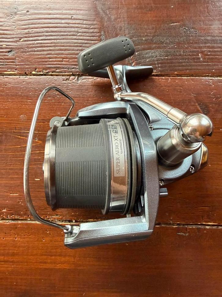 Shimano Super Aero XT SS, Aero Technium XT 10000, Japan, Watersport en Boten, Hengelsport | Algemeen, Gebruikt, Molen, Ophalen of Verzenden