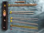 Breinaalden plus houten vintage doos, Ophalen of Verzenden, Gebruikt, Breien