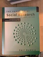 Social Research - Earl Babbie - 10e Editie, Ophalen of Verzenden, Gamma, Zo goed als nieuw, WO