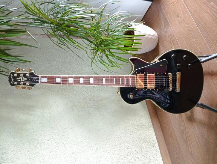 Epiphone Les Paul Custom - Seymour Duncan (ruilen?), Muziek en Instrumenten, Snaarinstrumenten | Gitaren | Elektrisch, Gebruikt