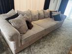 Rofra Bank 3.5 m salonftafel hout 1.50 bij 1.50 2 stoelen, Huis en Inrichting, Ophalen, Gebruikt, Vierkant, 200 cm of meer