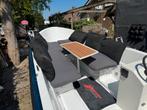 Prachtige 5 meter sloep met tent15pkt 4 takt en trailer., Watersport en Boten, Sloepen, Ophalen, 10 tot 30 pk, Zo goed als nieuw