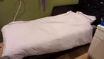Bed/bank ikea Flekke 80 200 zwart inclusief matras, Huis en Inrichting, Ophalen, Zo goed als nieuw, Eenpersoons, Modern zwart ikea