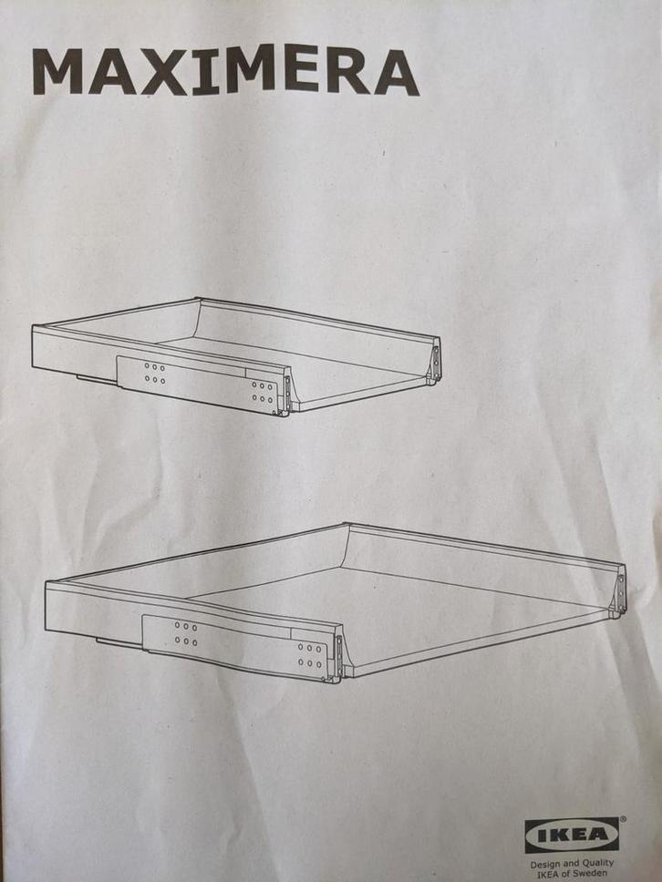 IKEA Maximera bodemplaat 60x60 wit NIEUW, Huis en Inrichting, Keuken | Keukenelementen, Nieuw, Minder dan 100 cm, 50 tot 100 cm