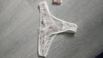 Witte String XL - Gedragen, Verzenden, Wit, String