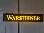 Warsteiner Neon Reclamebord, Gebruikt, Vintage, Ophalen of Verzenden, 75 cm of meer
